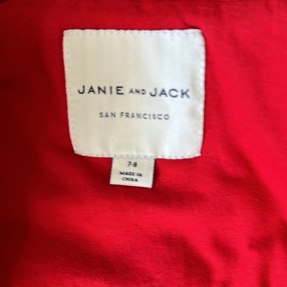 Janie and Jack boy red vest. Size 7-8 - Picture 6 of 9
